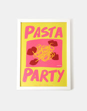 Nephthys Illustrated Pasta Party Framed A3 Wall Art Print, , large