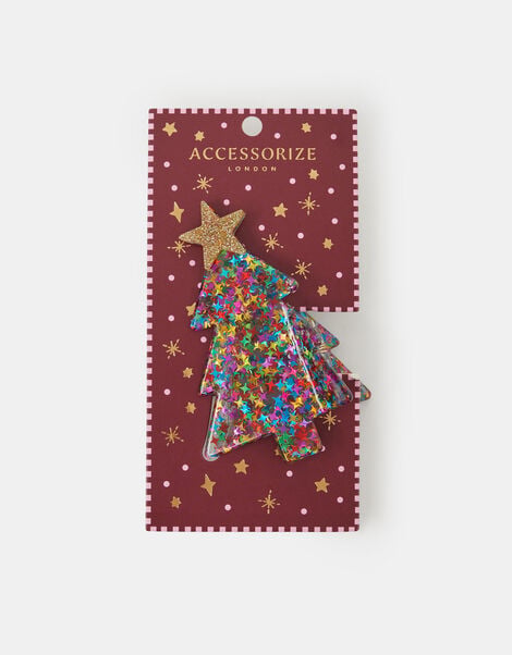 Christmas Tree Claw Clip, , large