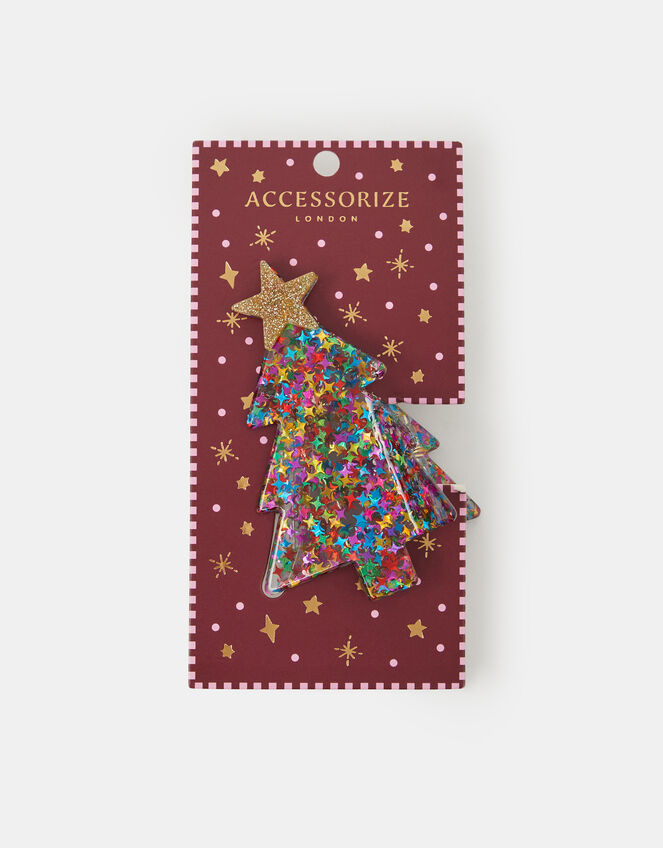 Christmas Tree Claw Clip, , large