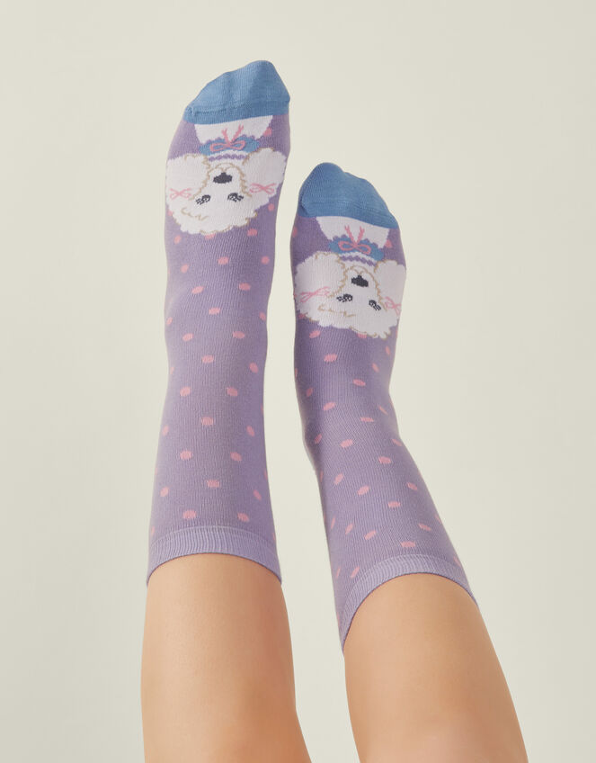Fancy Poodle Socks, , large
