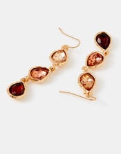 Ombr&eacute; Gemstone Teardrop Earrings, , large