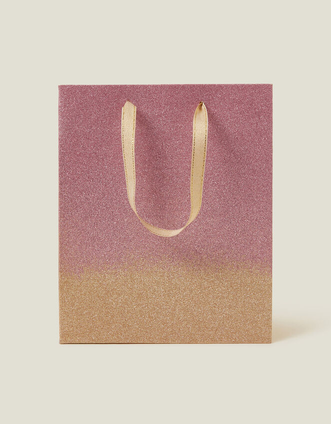 Ombre Glitter Gift Bag, , large