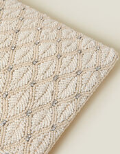 Bridal Embellished Zip Clutch Bag, , large