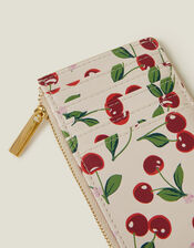 Cherry Print Card Holder, , large