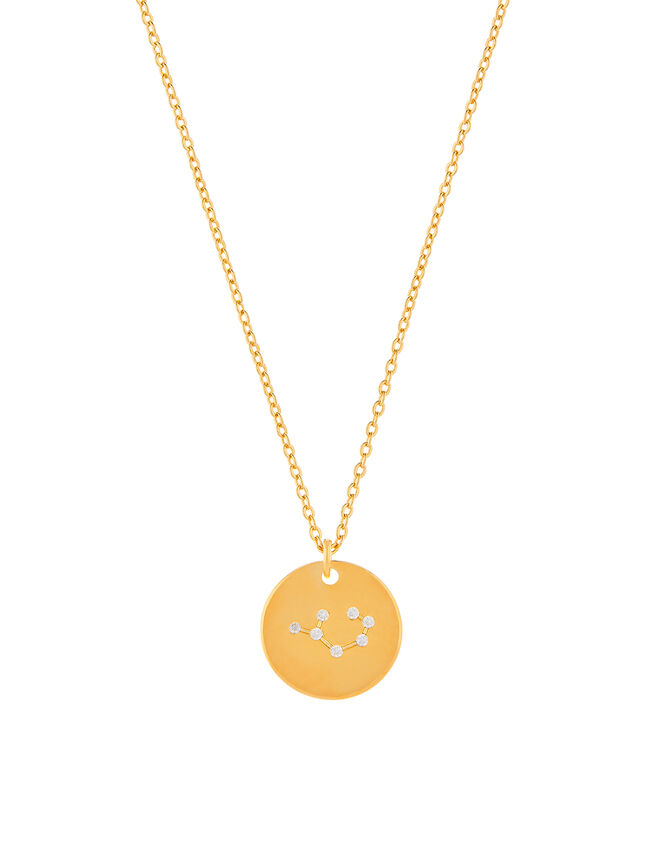 Gold-Plated Constellation Necklace - Sagittarius, , large