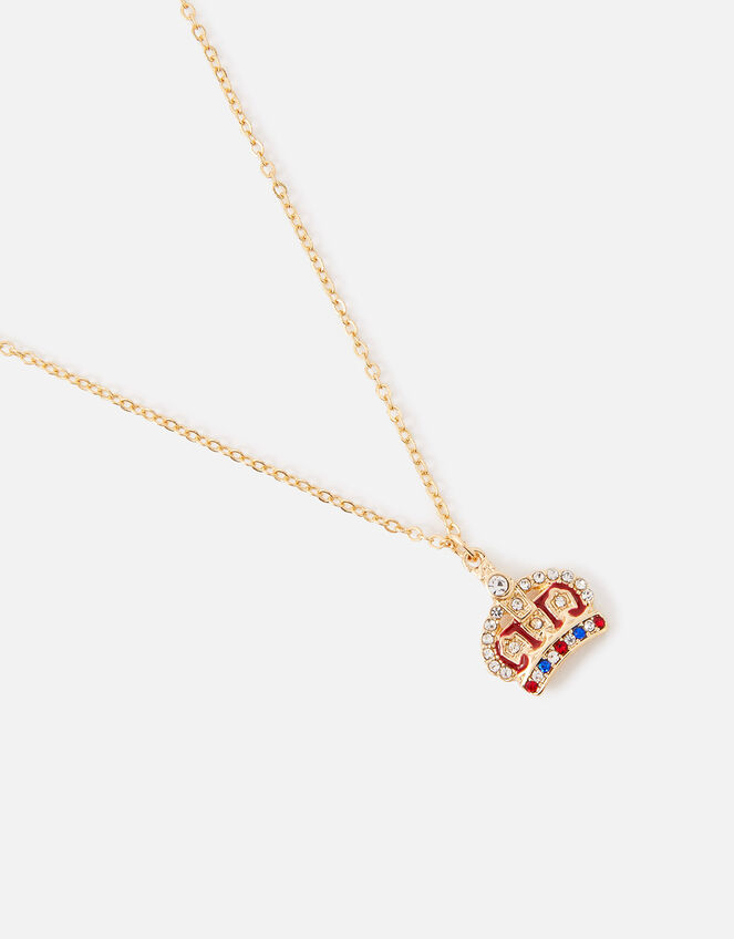 Crown Pendant Necklace, , large