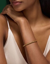 Stainless Steel Bamboo Bangle, , large