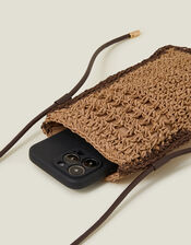 Raffia Phone Bag, , large