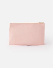 Zahra Zip Makeup Bag, Nude (NUDE), large