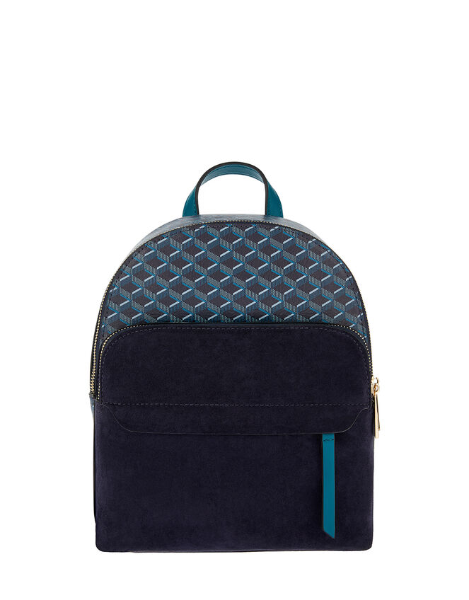 Geo Print Backpack, , large
