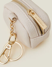 Earphone Keyring Case, Cream (CREAM), large