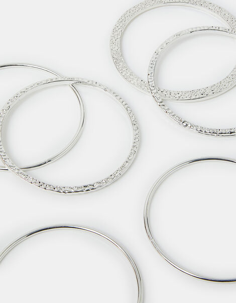 6-Pack Mixed Texture Bangles, , large