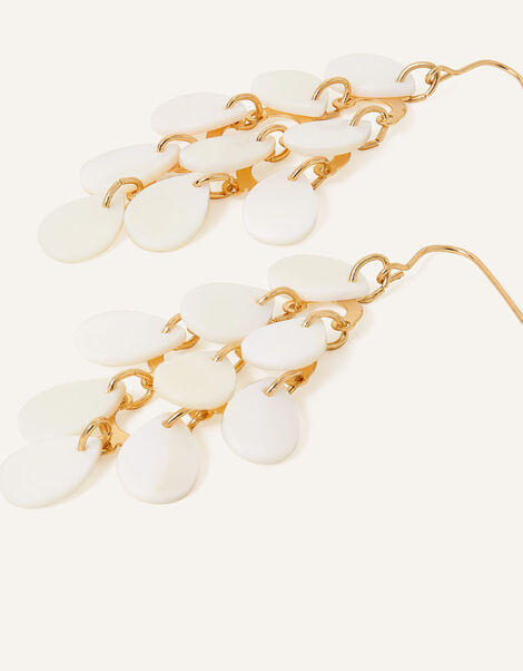 Moonstone Drop Tassel Earrings, , large