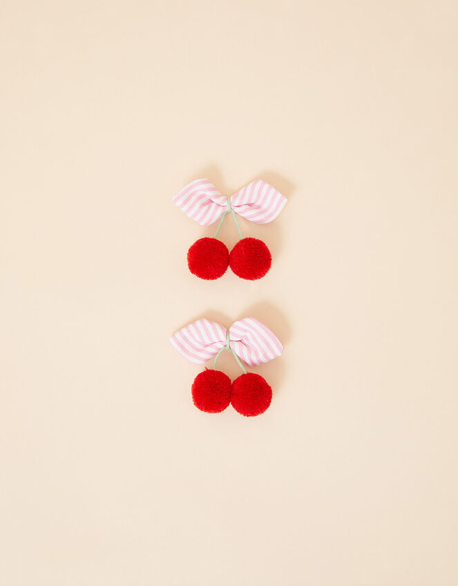 Kids Cherry Salon Clips Set of Two, , large