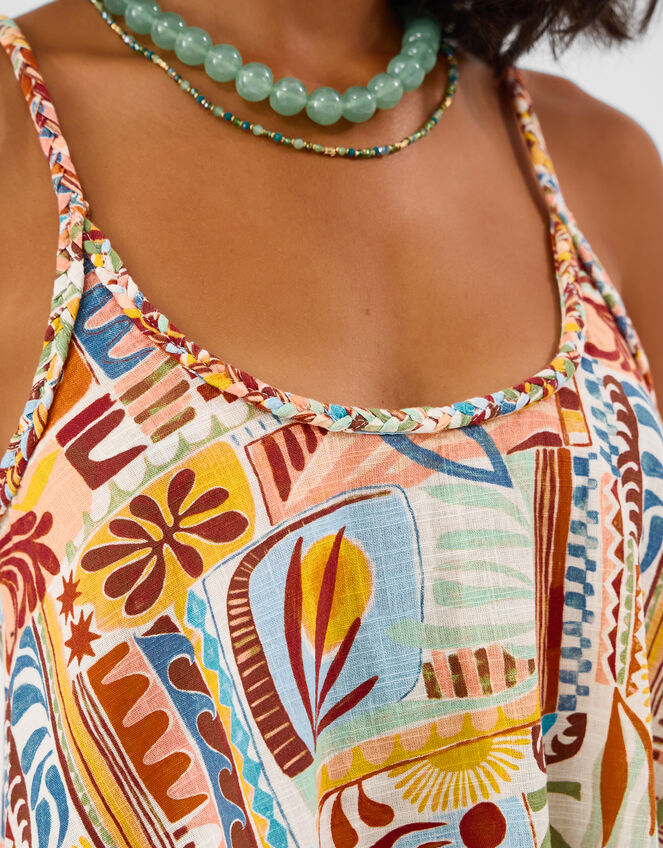 Abstract Print Mini Dress, Multi (BRIGHTS MULTI), large