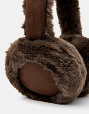 Faux Fur Suedette Earmuffs, , large