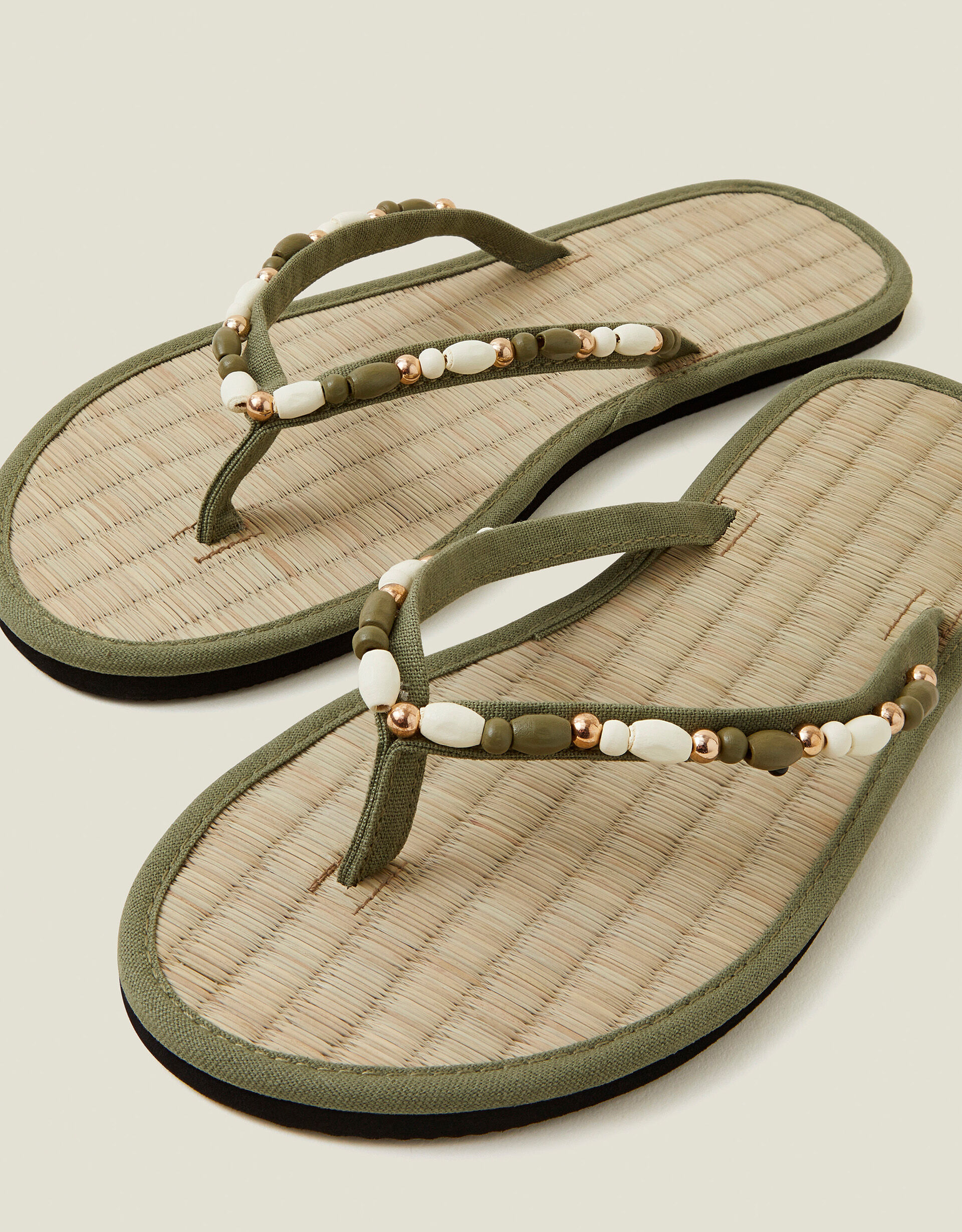 Accessorize seagrass flip flops clearance