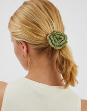 2-Pack Crochet Flower Hair Bands, , large