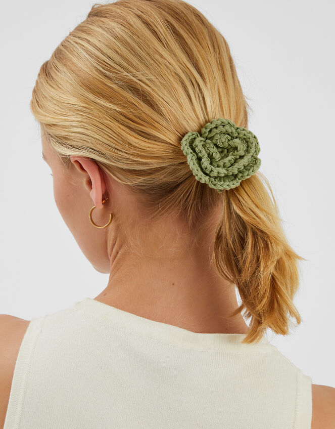 2-Pack Crochet Flower Hair Bands, , large