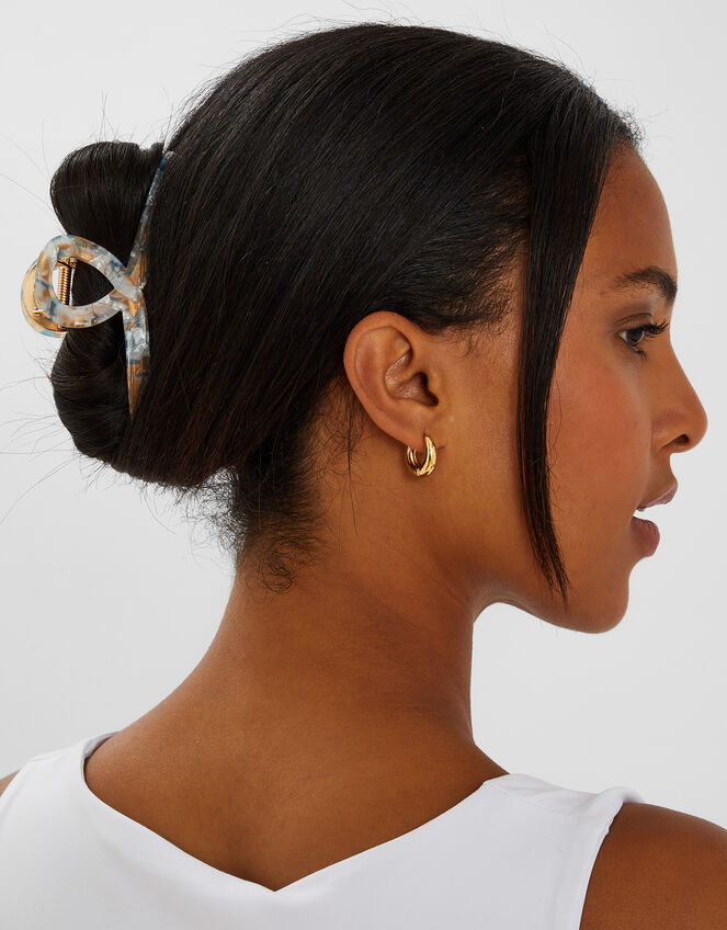 Metal Resin Twist Claw Clip, , large