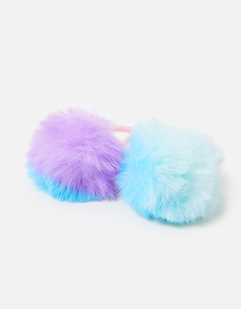 Girls Ombre Fluffy Hairbands, , large