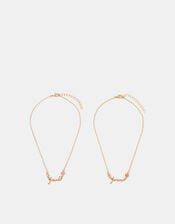 2-Pack Girls Friendship Necklaces, , large