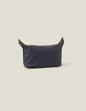 Slouchy Webbing Strap Bag, Blue (NAVY), large