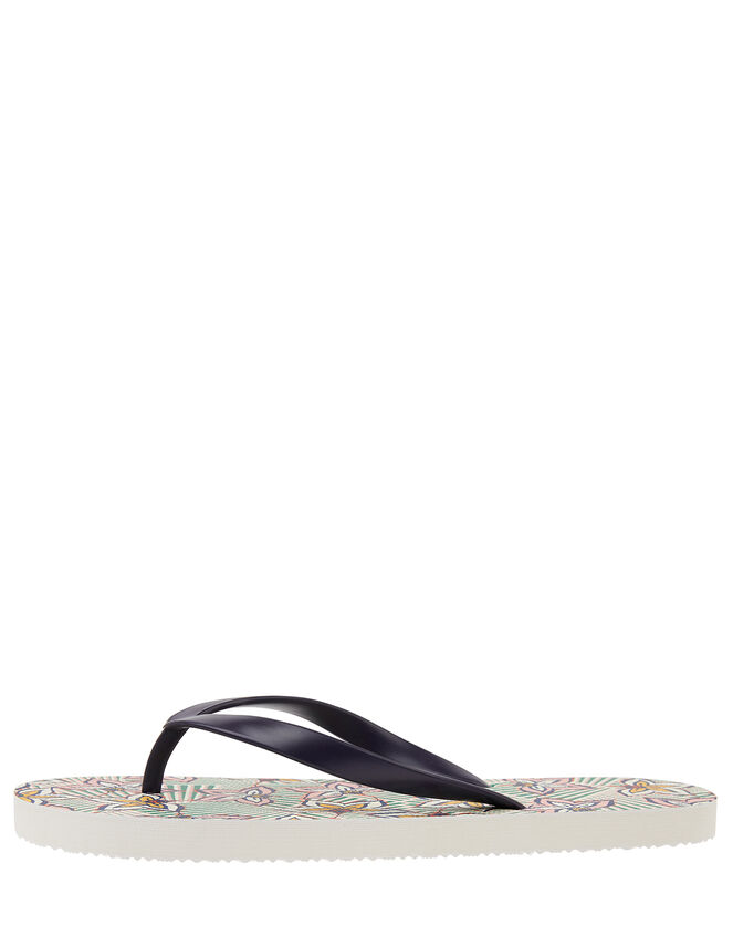 Floral Print EVA Flip Flops, Multi (BRIGHTS-MULTI), large