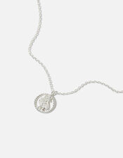 Sterling Silver St. Christopher Necklace, , large