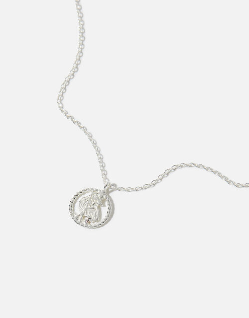 Sterling Silver St Christopher Necklace Sterling Silver Accessorize Global