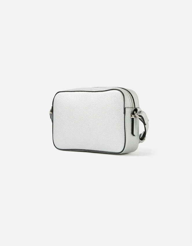 Piper Camera Cross-Body Bag, Silver (SILVER), large