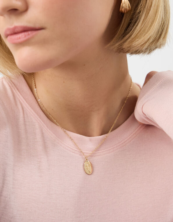 Flower Pendant Necklace, , large