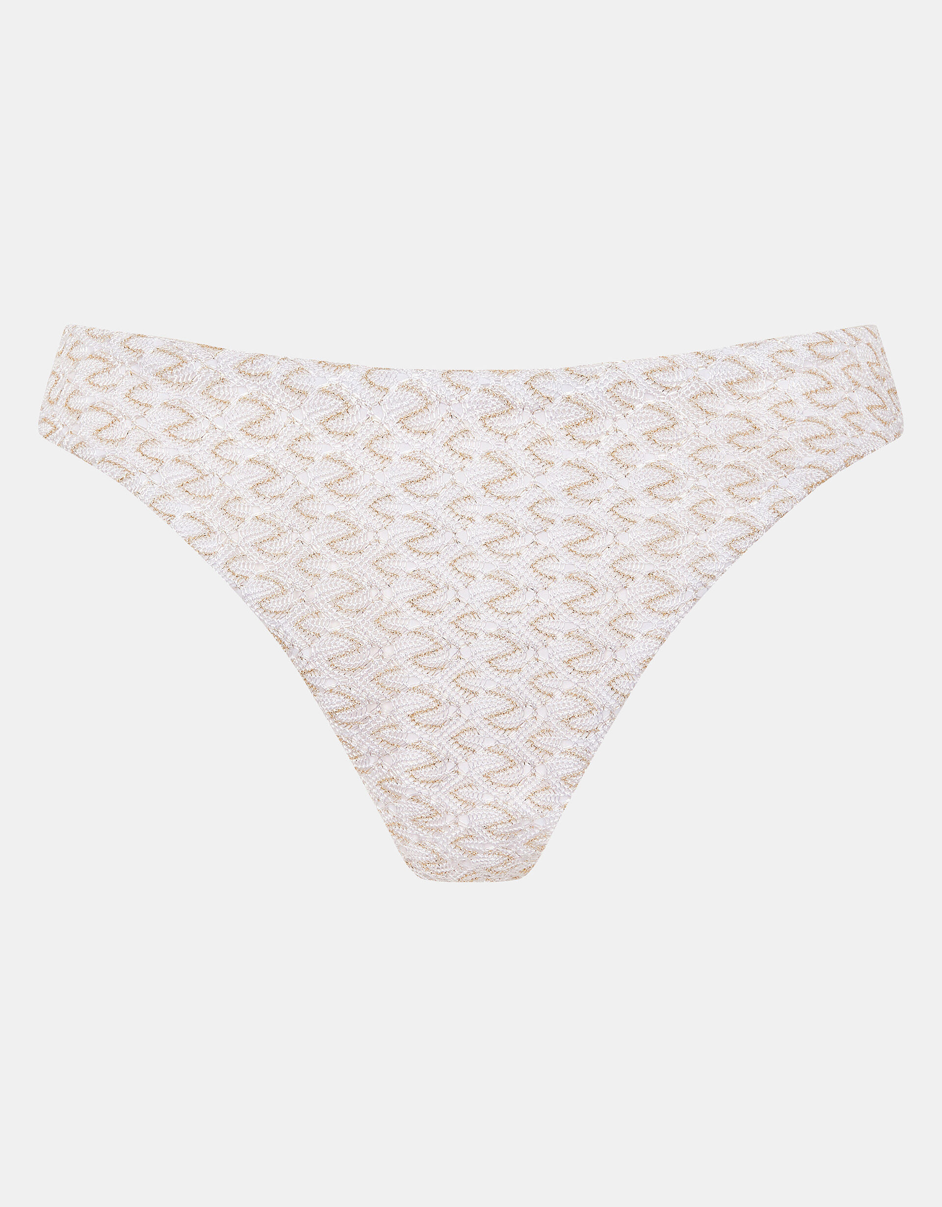 Zig-Zag Bikini Bottoms, Gold (GOLD), large