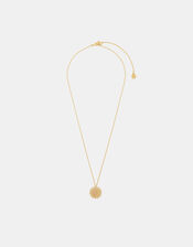 14ct Gold-Plated Sun Beam Pendant Necklace, , large