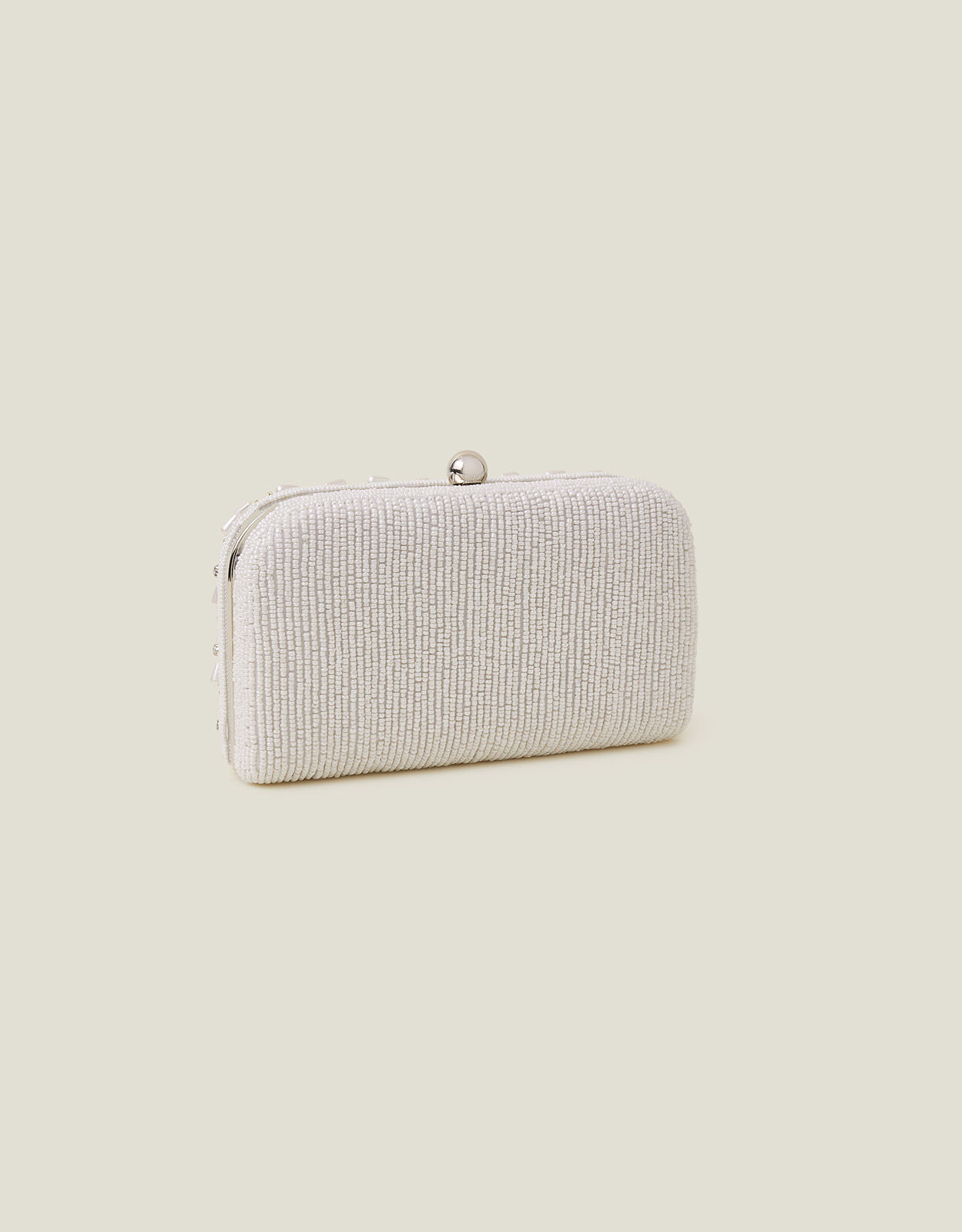 Bridal Hand Beaded Hardcase Clutch Clutches Accessorize Global