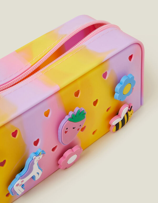 Girls Badge Charm Pencil Case, , large