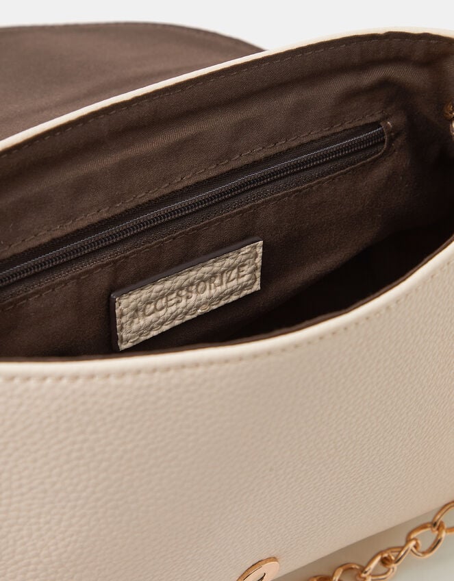 Lock Detail Clutch Bag, , large