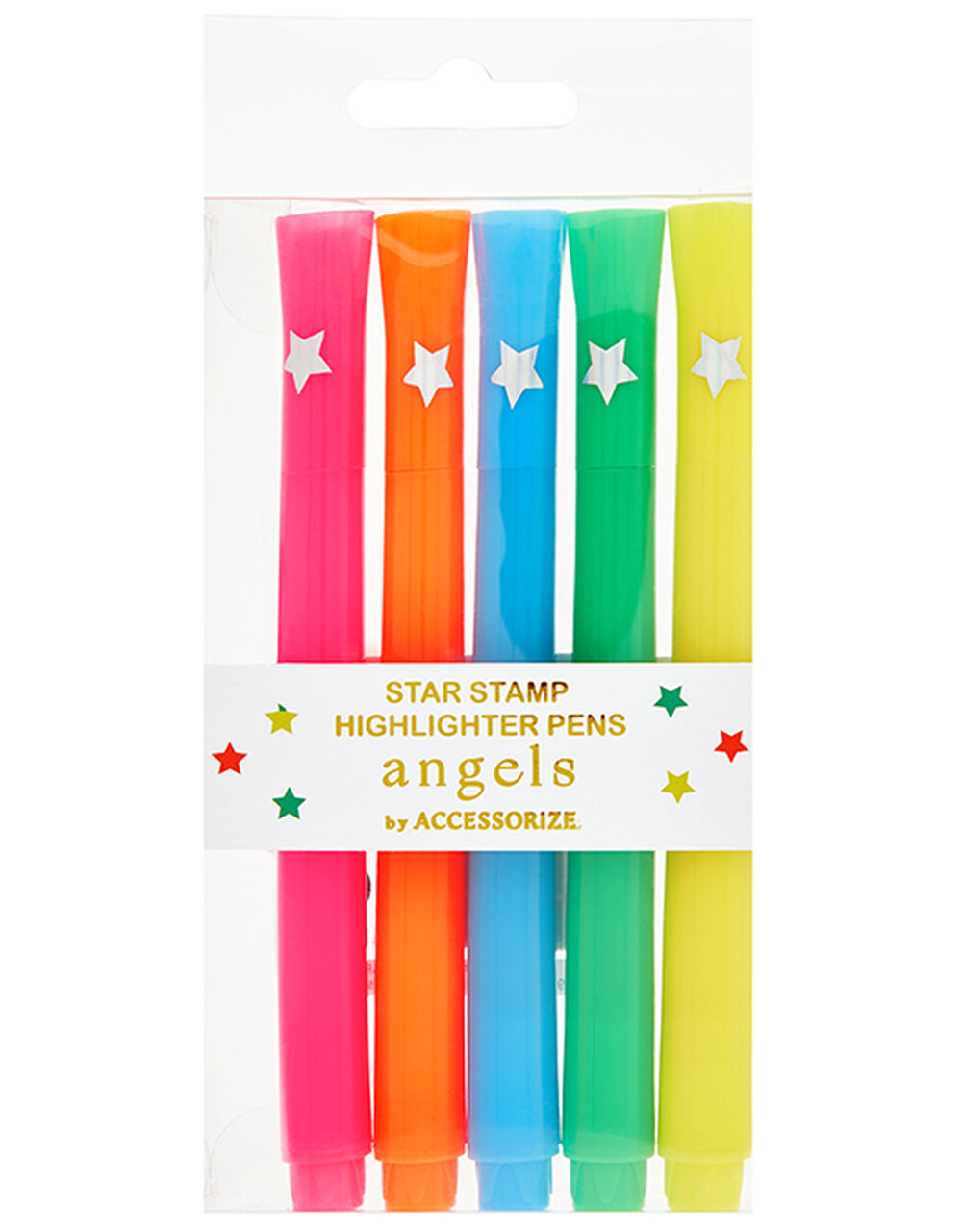 Star Stamp Highlighter Multipack Pens & Pencils Accessorize UK