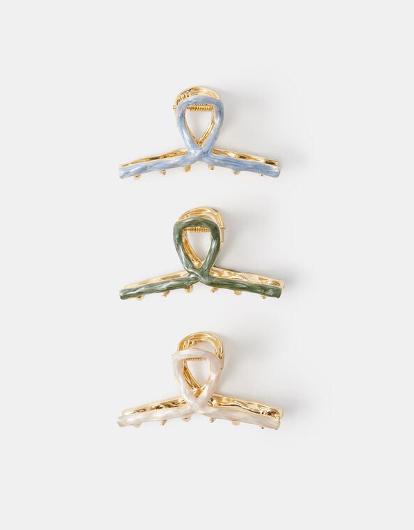 3-Pack Twist Metal Claw Clips, , large