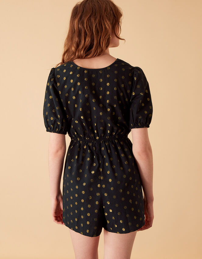 Dobby Playsuit, Black (BLACK), large