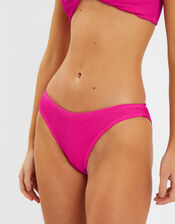Crinkle Bikini Bottoms, Pink (PINK), large