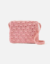 Rae Scallop Cross-Body Bag, Orange (CORAL), large
