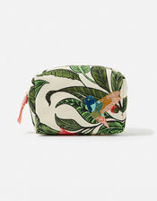 Botanical Bird Large Wash Bag, , large