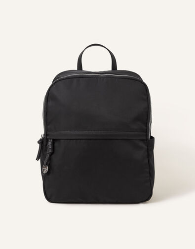 Plain Nylon Rucksack, , large