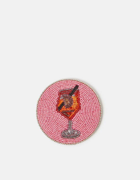 Beaded Spritz Coaster, , large