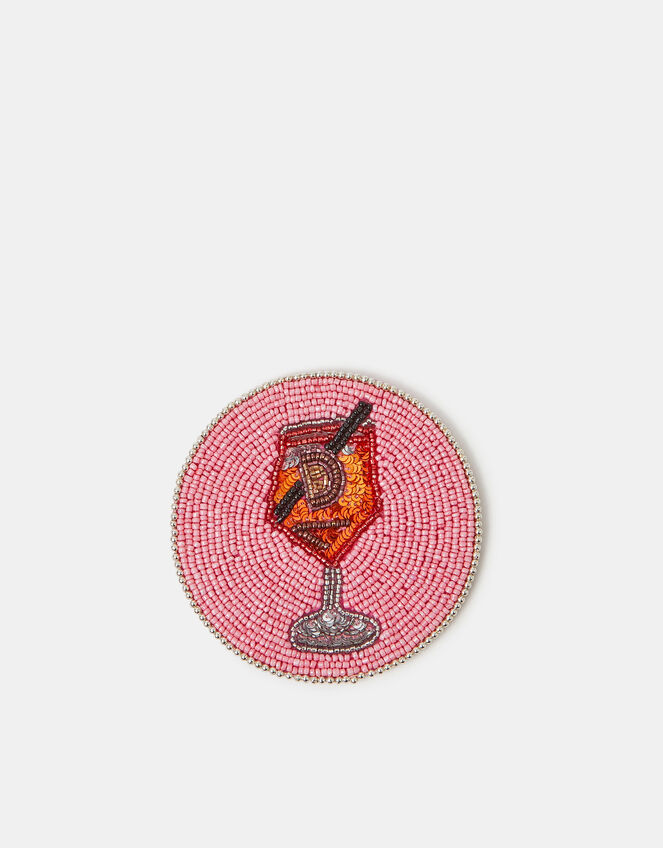 Beaded Spritz Coaster, , large