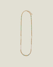 Mix Beaded Rope Necklace, , large