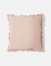 Scallop Edge Cushion Cover, Pink (PALE PINK), large