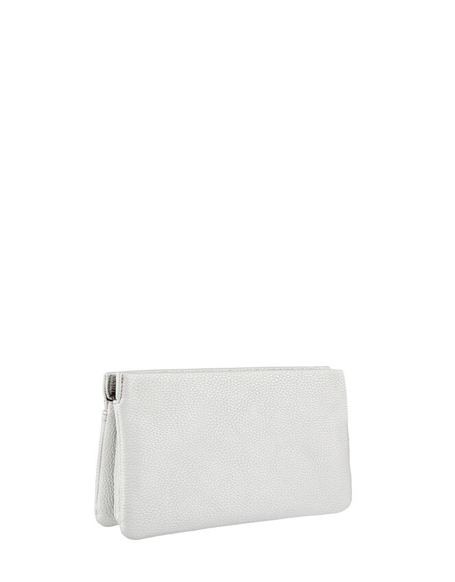Kerry Cross-Body Bag, Silver (SILVER), large