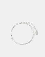 Paperclip Chain Bracelet, Silver (SILVER), large
